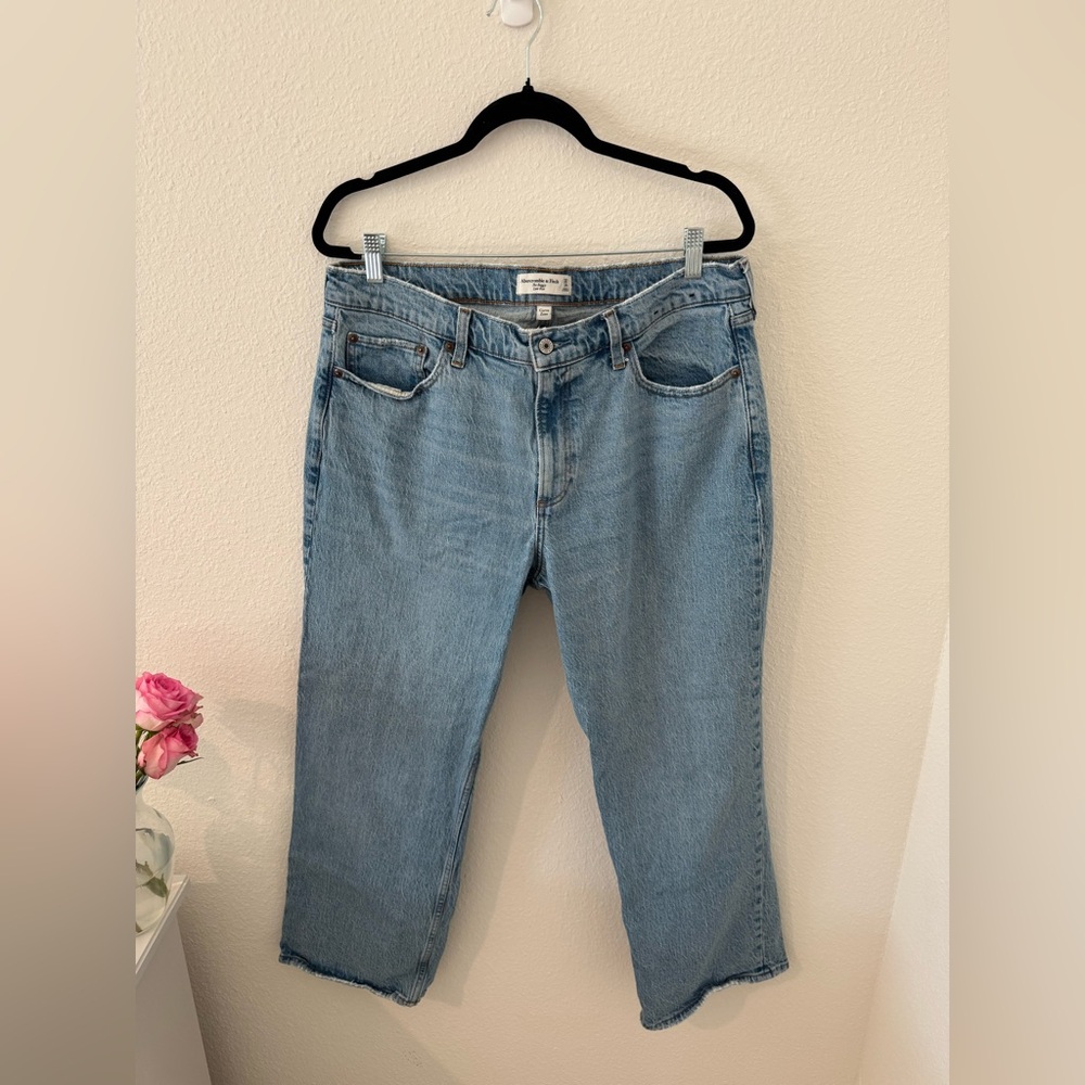 Abercrombie & Fitch Light Blue Straight Leg Jeans